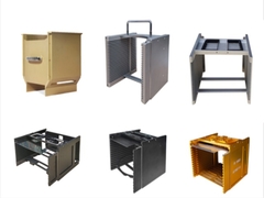 Cesta de flores metálicas de 6 pulgadas de Wafer limpieza Wafer de silicio portador de la cinta de embalaje de prueba de la cesta