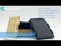 4 pulgadas de bandeja de chips y paquete de gofres