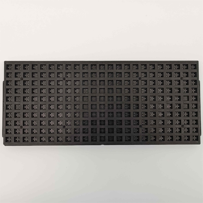 comprar Bandeja micro negra modificada para requisitos particulares de la matriz de la cavidad JEDEC para los componentes de IC online manufacture