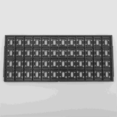 comprar Bandejas negras de la matriz de la consolidación MPPO IC JEDEC para los componentes electrónicos online manufacture