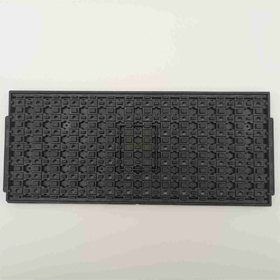 comprar Estándar de Tray With ISO 9001 de la matriz del negro JEDEC del rectángulo del PES online manufacture