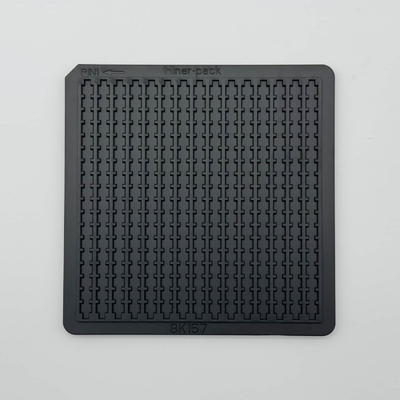 comprar Diseño de la caja de gofres Protección ESD bandejas de matriz desnudas para componentes de chips de tamaño pequeño online manufacture