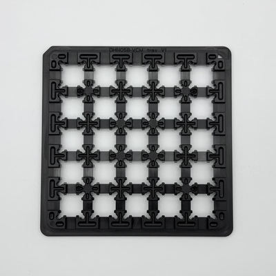 comprar Soporte de servicios personalizados Bandeja de chip IC duradera para embalaje de componentes electrónicos Paquete de obleas ESD online manufacture