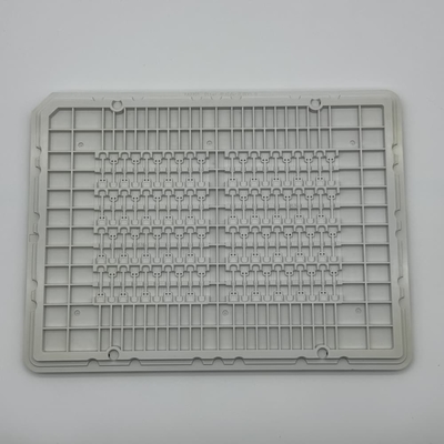 comprar Flexible Bolsillo personalizado Tamaño de bolsillo 25.7 * 6.4 * 0.41mm bandeja de chips Blanco bandeja de carga de chips ABS semiconductor online manufacture