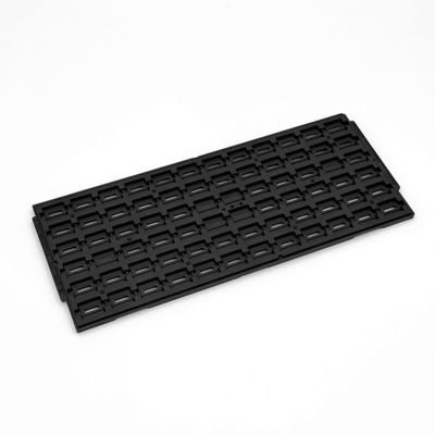 comprar Equipo de protección personal negro antistático a prueba de humedad JEDEC bandeja para almacenamiento de alta precisión IC online manufacture