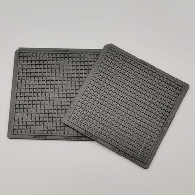 comprar ROHS Black Stable Flatness PC 2 pulgadas y 4 pulgadas Waffle Pack bandejas de chips para matrices electrónicas online manufacture