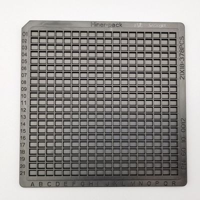 comprar Envasado en bandejas de Waffle con moldeado por inyección ESD negro online manufacture