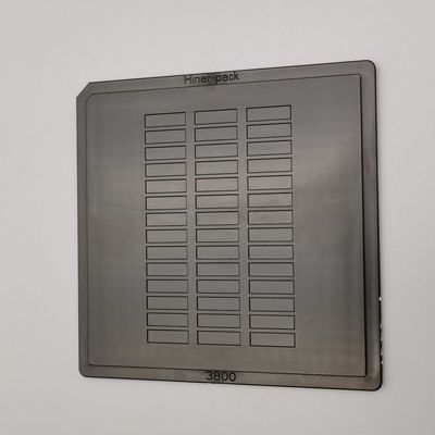 comprar 4 el material de envío plástico electrónico ROHS de las bandejas PPO del ESD de la pulgada aprobó online manufacture