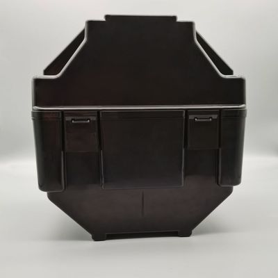 comprar Caja de envío de obleas negras de 8 pulgadas 25 ranuras ESD PP Material ecológico online manufacture