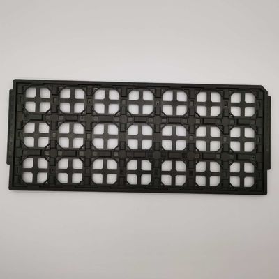 comprar Limpieza ultrasónica modificada para requisitos particulares de las bandejas negras del ESD Jedec IC para el módulo de PCBA online manufacture