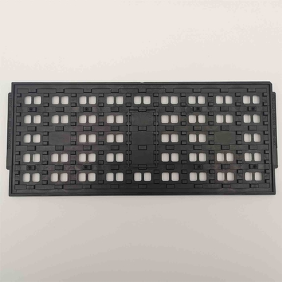 Un buen precio. Bandeja negra personalizada ESD PPE JEDEC para componentes electrónicos en línea