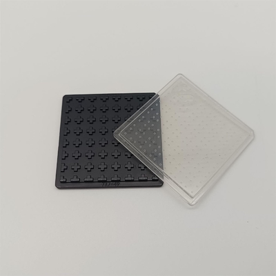 Un buen precio. Tapa transparente de la bandeja del microprocesador del paquete de la galleta de los PP de 2 pulgadas para el almacenamiento del transporte en línea