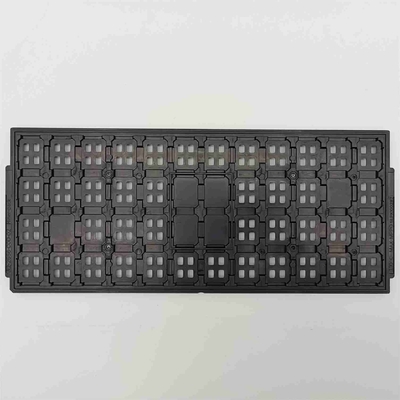 Un buen precio. 4x12 matriz MPPO JEDEC negro material Tray For Electronic Parts en línea