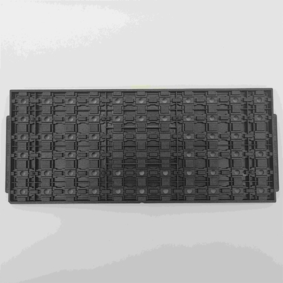 Un buen precio. Jedec matriz resistente al calor bandejas negras para piezas electrónicas en línea
