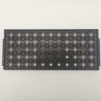 Un buen precio. bandejas de matriz Jedec personalizadas bandejas de componentes conductores negros ESD para almacenamiento de dispositivos IC en línea