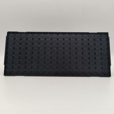 Un buen precio. JEDEC Diseño de la bandeja de bolsillo tamaño 11.93 * 16.5 * 4.34mm para el dispositivo MEMS en MPPO / PPE / ABS / PEI / IDP en línea