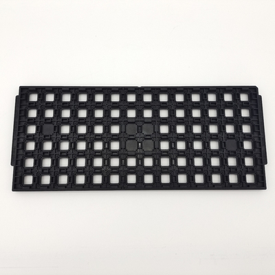 Un buen precio. JEDEC bandeja estándar de limpieza por ultrasonidos bandejas IC negras de alta temperatura en línea