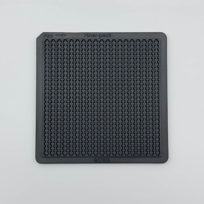 Un buen precio. Barro negro de la bandeja a presión de la curva dentro de 0.3 mm para el almacenamiento de chips y el embalaje en línea