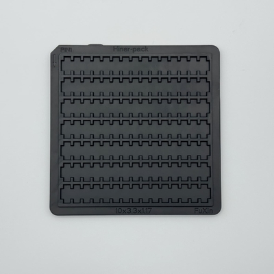 Un buen precio. 4 pulgadas bandeja de la viruta con los soportes de la matriz de la viruta apilables en negro personalizable en línea