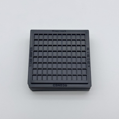 Un buen precio. 2 pulgadas 4 pulgadas Opcional bandeja pequeña para la manipulación de chip IC a través del embalaje e inspección de clase limpia general y limpieza por ultrasonidos en línea